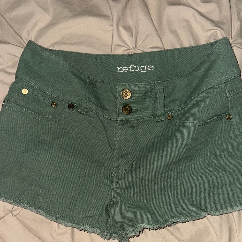 Refuge Green Women's Shorts